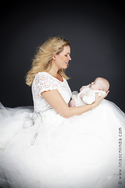 Babyfoto Jessica och Ellie