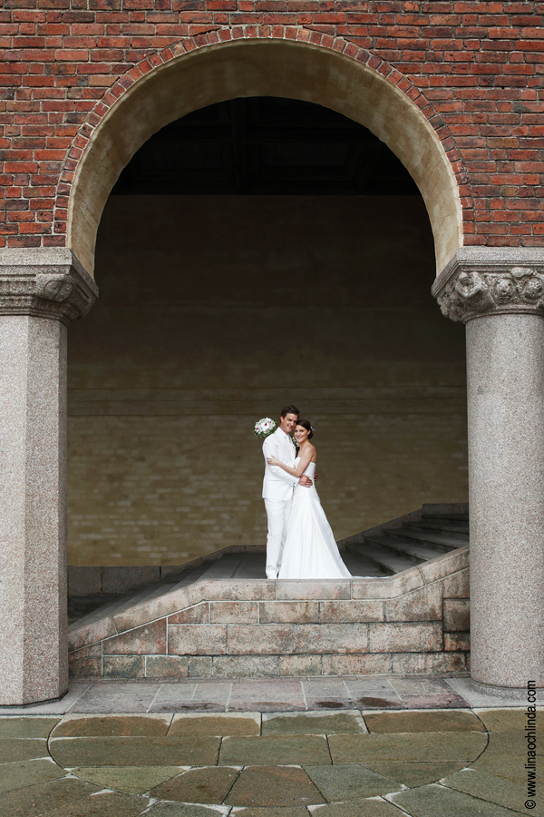 Bröllopsfotografering stadshuset